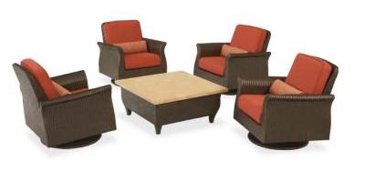 Agio Panama on Hampton Bay Cushions   Patio Furniture Cushions