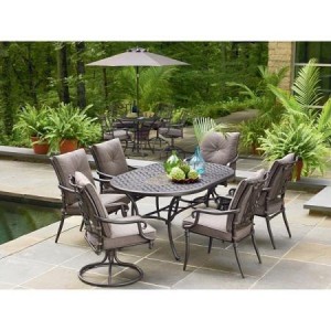 San Marino Cushions Patio Furniture Garden Oasis San Marino 7pc Dining Set Replacement Cushions