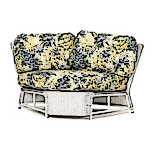 Lloyd Flanders Casa Grande armless sectional corner Cushion