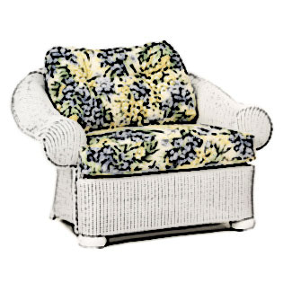 Lloyd Flanders Casa Grande chair & half Cushion
