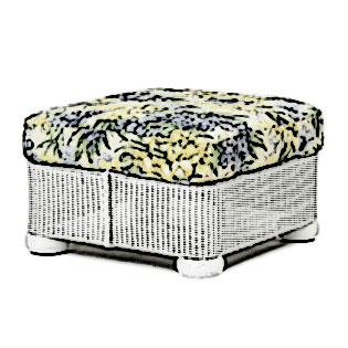 Lloyd Flanders Casa Grande ottoman Cushion