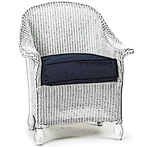 Lloyd Flanders Embassy dining chair Cushion