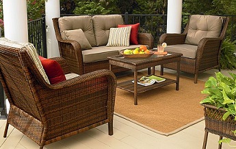 Amazon.com : Bossima Indoor/Outdoor Rust Red Deep Seat Chair Cushion  Set,Spring/Summer Seasonal Replacement Cushions. : Patio, Lawn & Garden