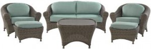 Martha Stewart Living Replacement Cushions for Lake Adela Patio Seating Set 