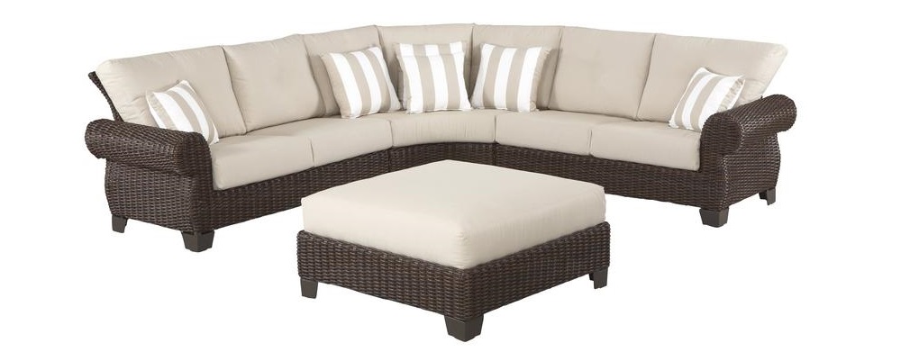 Hampton Bay Mill Valley sectional and ottoman Cushions