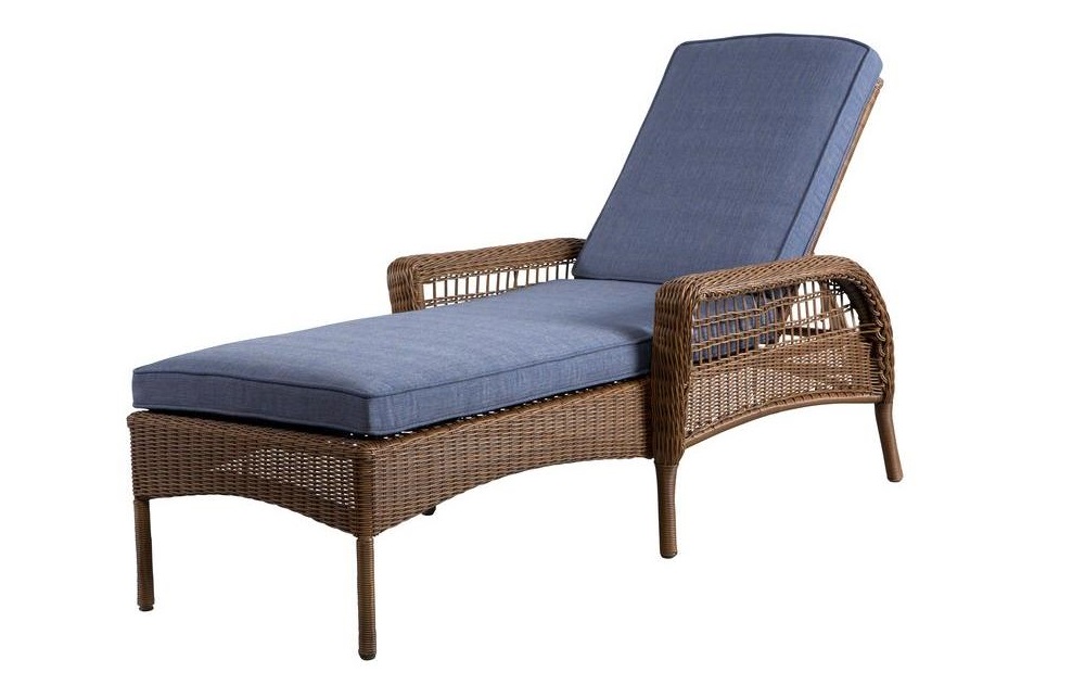 Hampton Bay Spring Haven Chaise Lounge Cushion