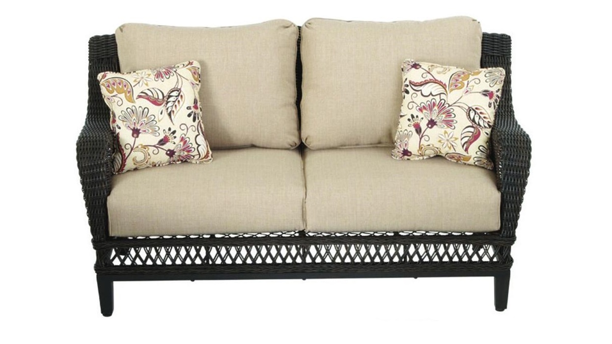 Hampton Bay Woodbury Loveseat Cushions