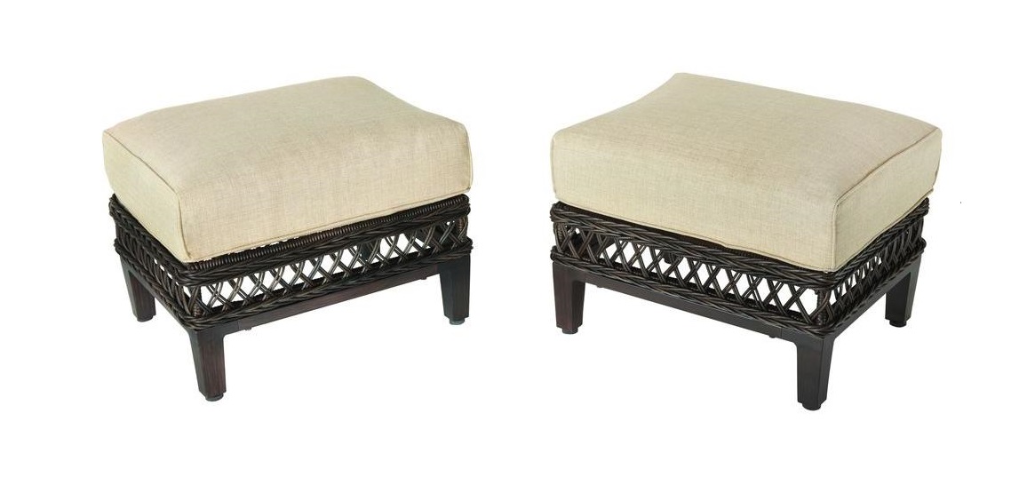 Hampton Bay Woodbury Ottoman Cushion