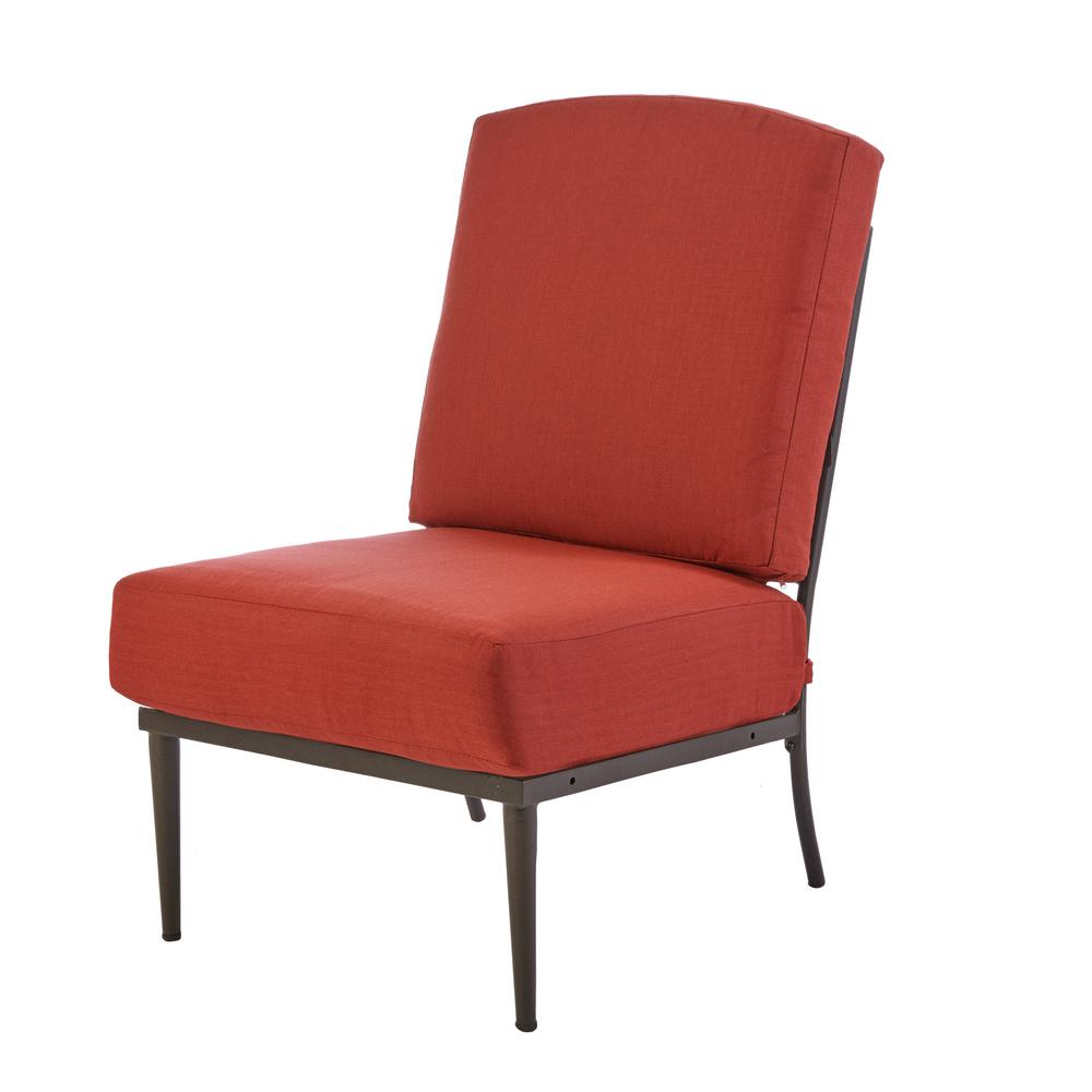 Hampton Bay Oak Cliff Armless Lounge Chair Cushions